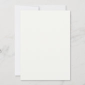 Faire-part de mariage Olive Vine Blush Dove (Dos)
