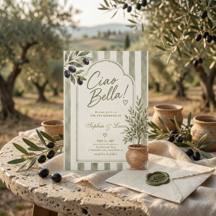 Faire-part de mariage Olives Italiennes Luxe Ciao