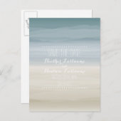 Faire-part de mariage Ombré Shore (Devant / Derrière)