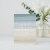 Faire-part de mariage Ombré Shore (Debout devant)