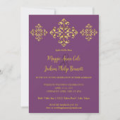 Faire-part de mariage or (Devant)