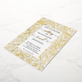 Faire-part de mariage or (Rotation)