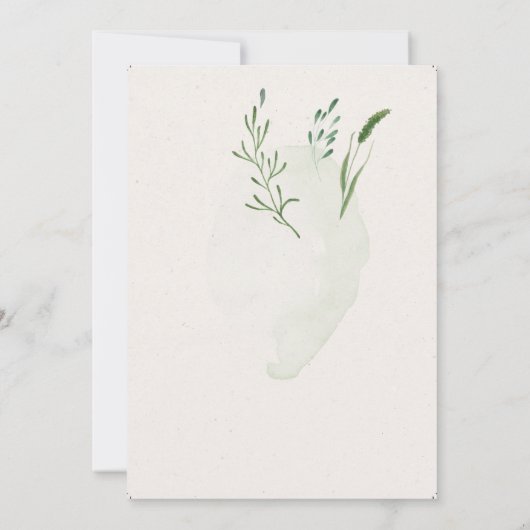 faire-part de mariage or élégant (Dos)