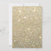 Faire-part de mariage - or Glit ouvrier et deux (Dos)