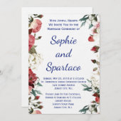 faire-part de mariage oral (Devant / Derrière)