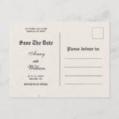 Faire-Part de Mariage Original et Drôle de Journal (Dos)