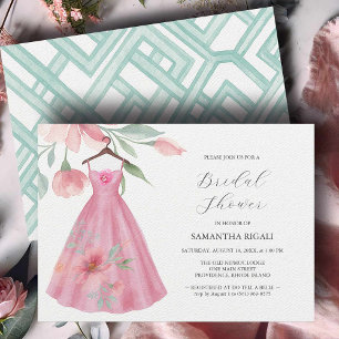 Faire-part de Mariage Originaux Rose & Bleu Sauge