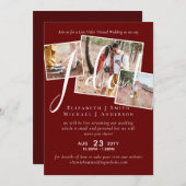 Faire-part de mariage ou de fête de couple en visi (Devant / Derrière)