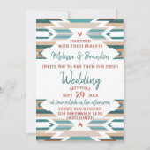 Faire-part de mariage Ouest/Boho (Devant)