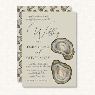 Faire-part de mariage Oyster Shells