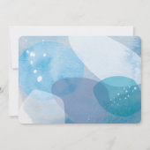 Faire-part de mariage Pacific Blue (Dos)