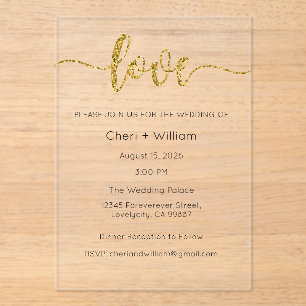 Faire-Part de Mariage, Papeterie de Mariage, Amour
