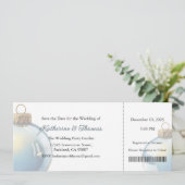 Faire-part de mariage, Papeterie de mariage, Noël (Debout devant)