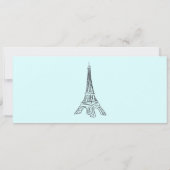 Faire-Part de Mariage, Papeterie de Mariage, Paris (Dos)