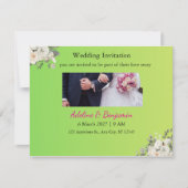 Faire-part de mariage par carte (Devant)