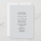 Faire-part de mariage parent pâle (Devant)