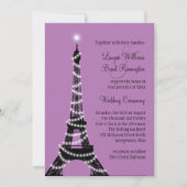 Faire-part de mariage Paris Twinkles (Devant)