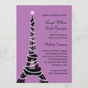 Faire-part de mariage Paris Twinkles