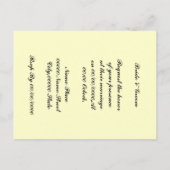 Faire-Part de Mariage pas Cher (Dos)