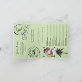 Faire-part de mariage Passeport Mexique (Intérieur)