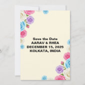 Faire-part de mariage pastel doux (Devant)