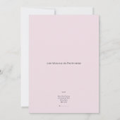Faire-part de mariage Pastel Shades (Dos)