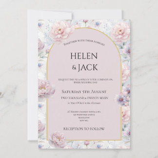 Faire-part de mariage Pastel Shades