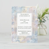 Faire-part de mariage Pastel Tartan Thistle (Debout devant)