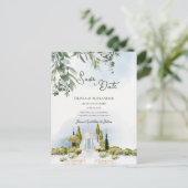 Faire-part de mariage Pavillon de jardin de domain (Debout devant)
