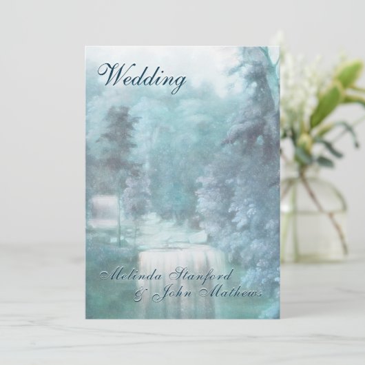 Faire-part de mariage | Pays de la cascade (Debout devant)