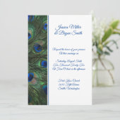 Faire-part de mariage Peacock (Debout devant)