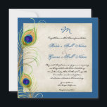 Faire-part de mariage Peacock Feathers<br><div class="desc">C'est une invitation contemporaine et sophistiquée. Doté de plumes Peacock stylisées, de couleur pastel, avec votre choix de couleur arrière - plan, montré ici en noir. Également disponible dans une version couleur personnalisée où vous pouvez mettre n'importe quelle couleur où la couleur arrière - plan est maintenant. Pendant la personnalisation,...</div>