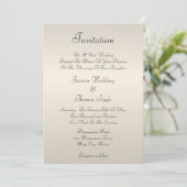 Faire-part de mariage Pearl Cream (Debout devant)