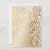 Faire-part de mariage Pearl & Lace (Dos)