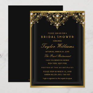 Faire-part de mariage Pearl Vintage Glamour