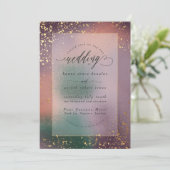 faire-part de mariage peintre (or) (Debout devant)