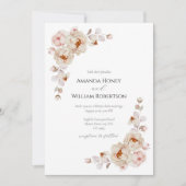 Faire-part de mariage Peony Bouquet (Devant)