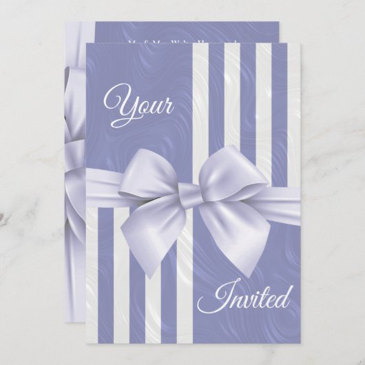 Faire-part de mariage périphérique (Devant / Derrière)