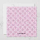 Faire-part de mariage personnalisable (Dos)