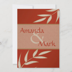 Faire-part de mariage personnalisable en soie
