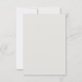 Faire-part de mariage personnalisé (Dos)