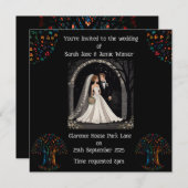 Faire-part de mariage personnalisé avec image de d (Devant / Derrière)