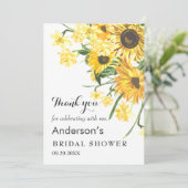 Faire-part de mariage personnalisé avec peinture d (Debout devant)