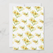 Faire-part de mariage personnalisé avec peinture d (Dos)