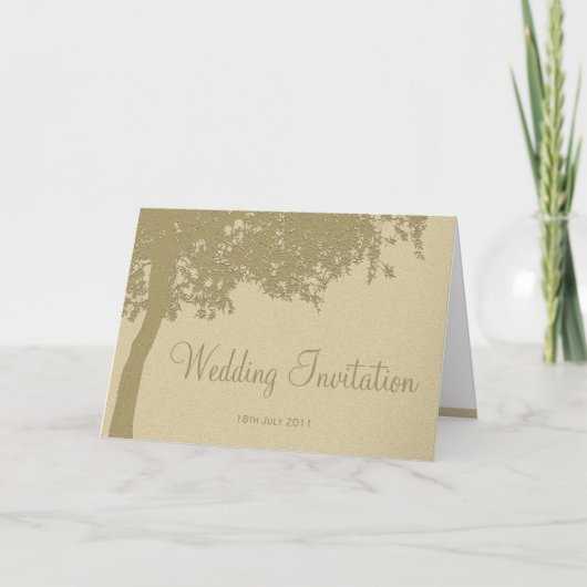 Faire-part de mariage personnalisé avec RSVP (Devant)