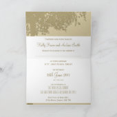 Faire-part de mariage personnalisé avec RSVP (Intérieur)