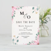 Faire-part de mariage personnalisé – Carte pour an (Debout devant)