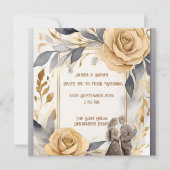 Faire-part de mariage personnalisé pour couple,  (Devant)