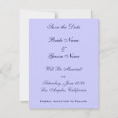 Faire-part de mariage personnalisé Rose victorien (Dos)