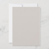 Faire-part de mariage personnalisée (Dos)